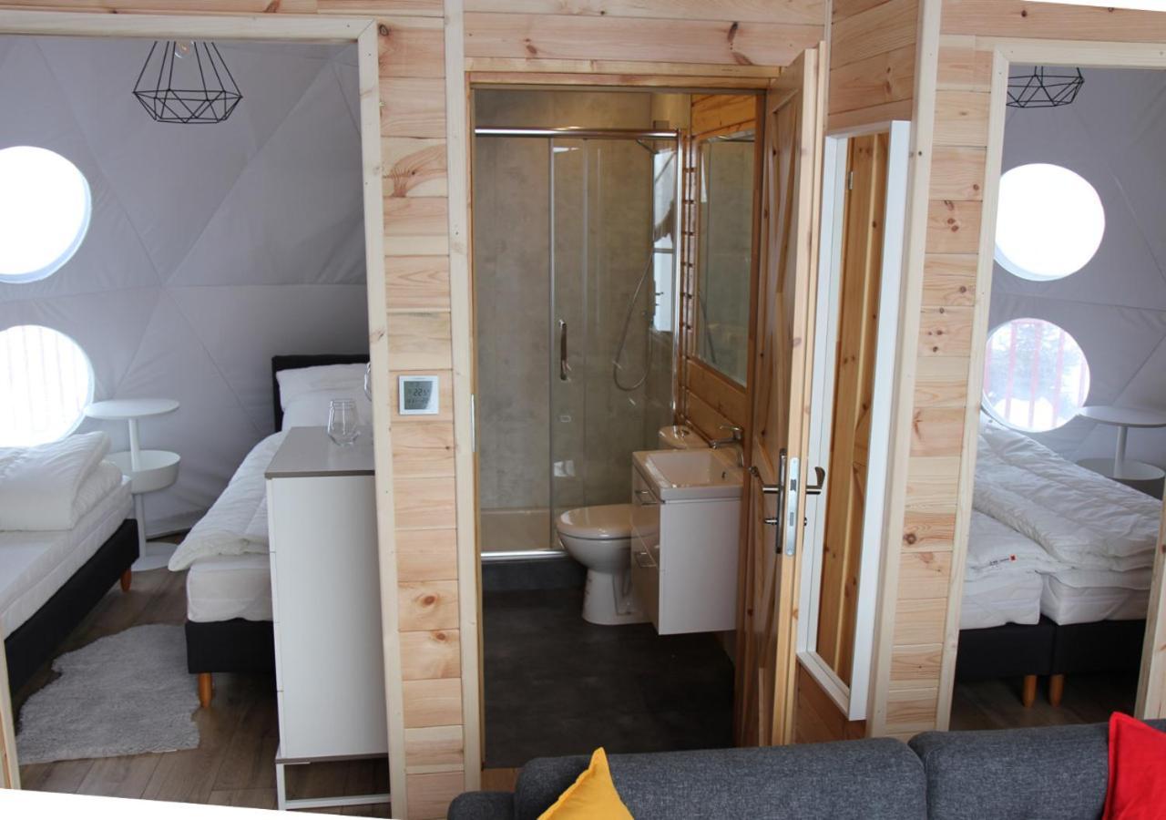 Glamping Gliczarow Klapnioki Bed & Breakfast Lesnica  Bagian luar foto