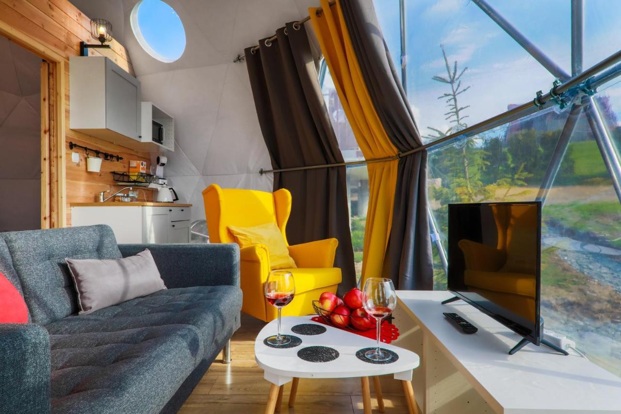 Glamping Gliczarow Klapnioki Bed & Breakfast Lesnica  Bagian luar foto