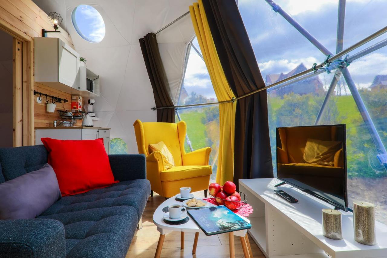 Glamping Gliczarow Klapnioki Bed & Breakfast Lesnica  Bagian luar foto
