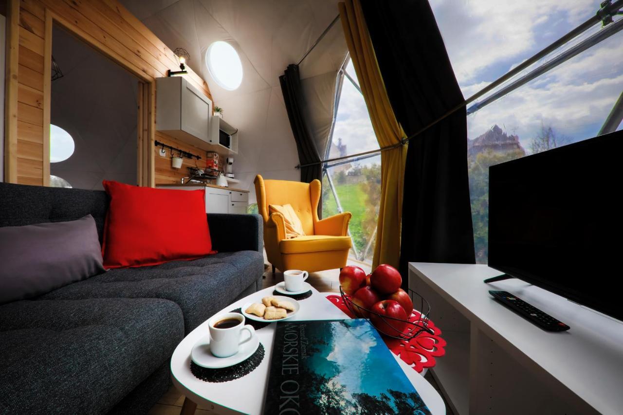 Glamping Gliczarow Klapnioki Bed & Breakfast Lesnica  Bagian luar foto