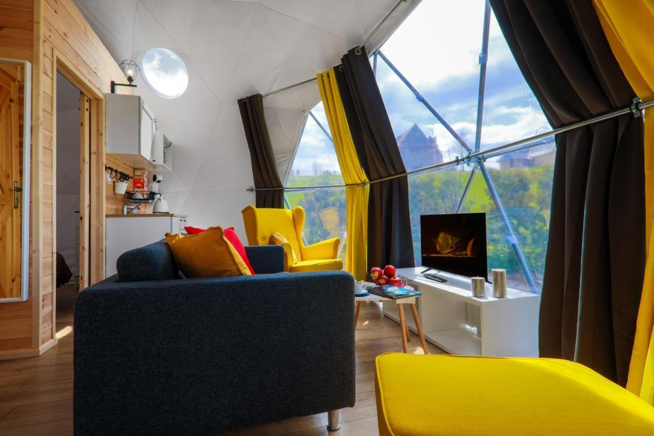 Glamping Gliczarow Klapnioki Bed & Breakfast Lesnica  Bagian luar foto