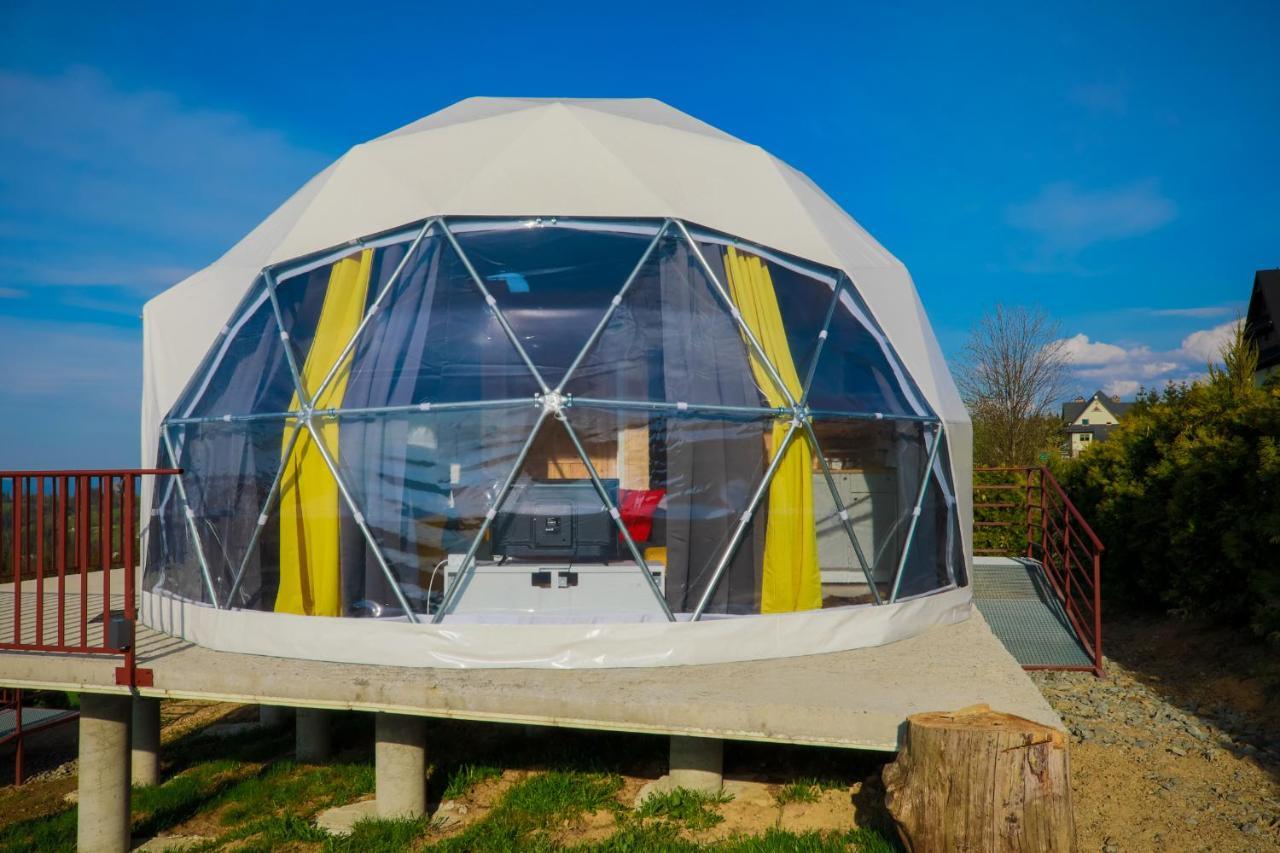 Glamping Gliczarow Klapnioki Bed & Breakfast Lesnica  Bagian luar foto