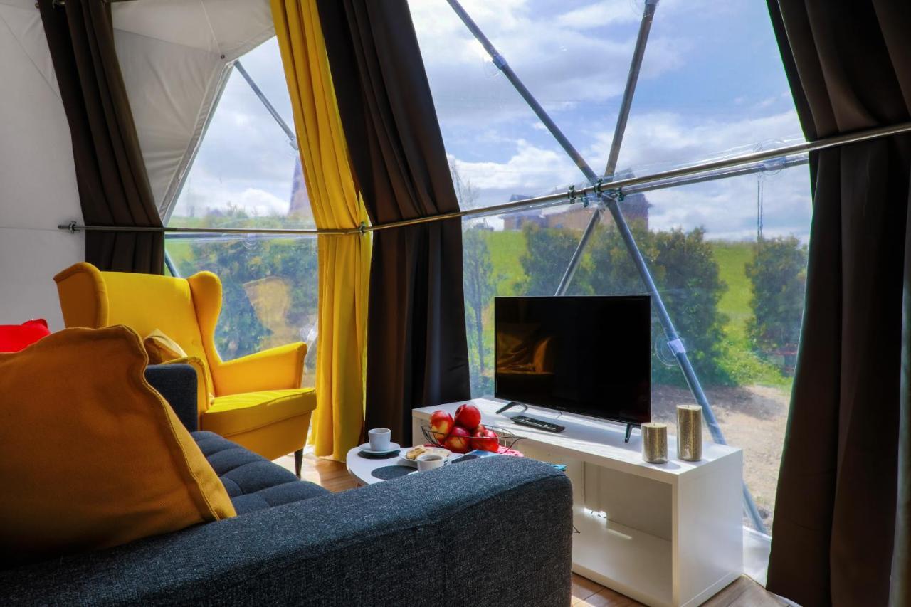 Glamping Gliczarow Klapnioki Bed & Breakfast Lesnica  Bagian luar foto