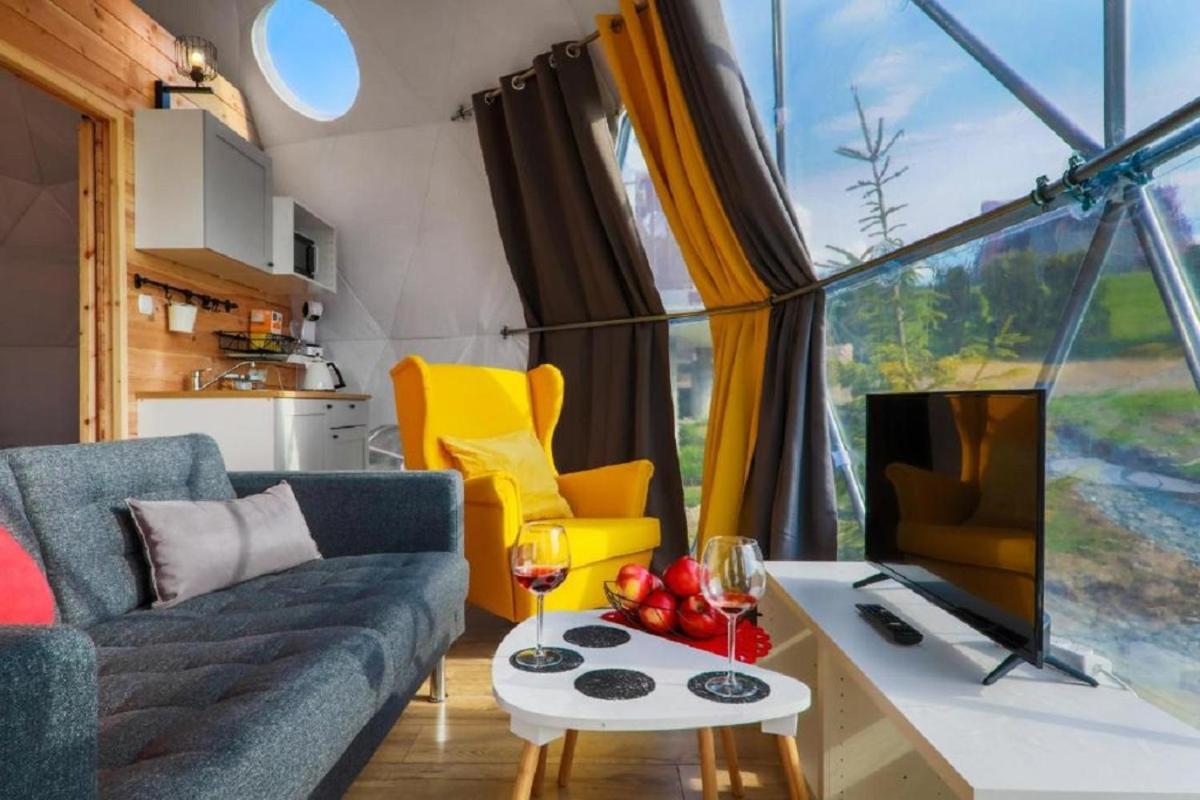 Glamping Gliczarow Klapnioki Bed & Breakfast Lesnica  Bagian luar foto