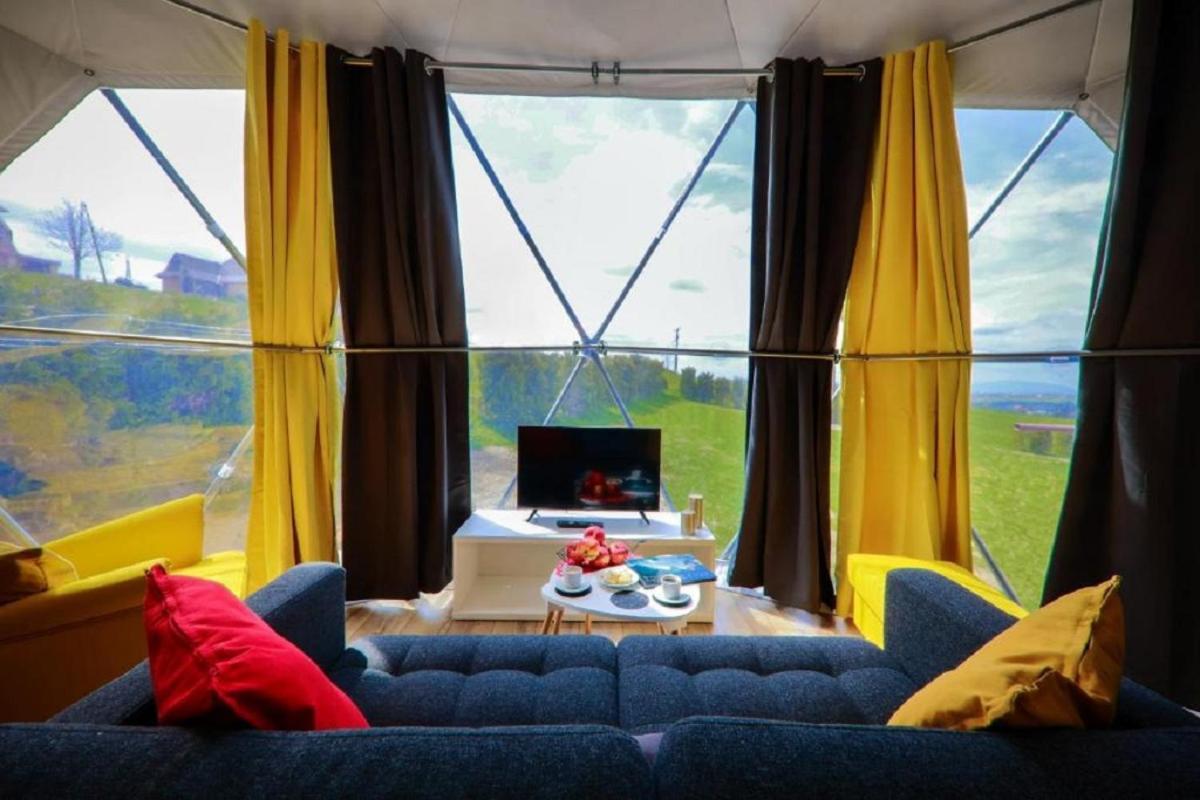 Glamping Gliczarow Klapnioki Bed & Breakfast Lesnica  Bagian luar foto